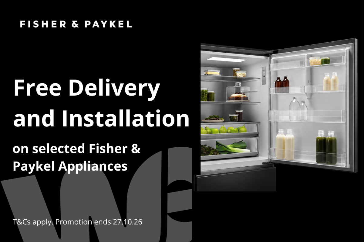 Free Delivery and Installation on Selected Fisher & Paykel Appliances